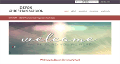 Desktop Screenshot of devonchristianschool.ca