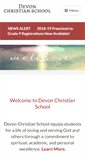 Mobile Screenshot of devonchristianschool.ca